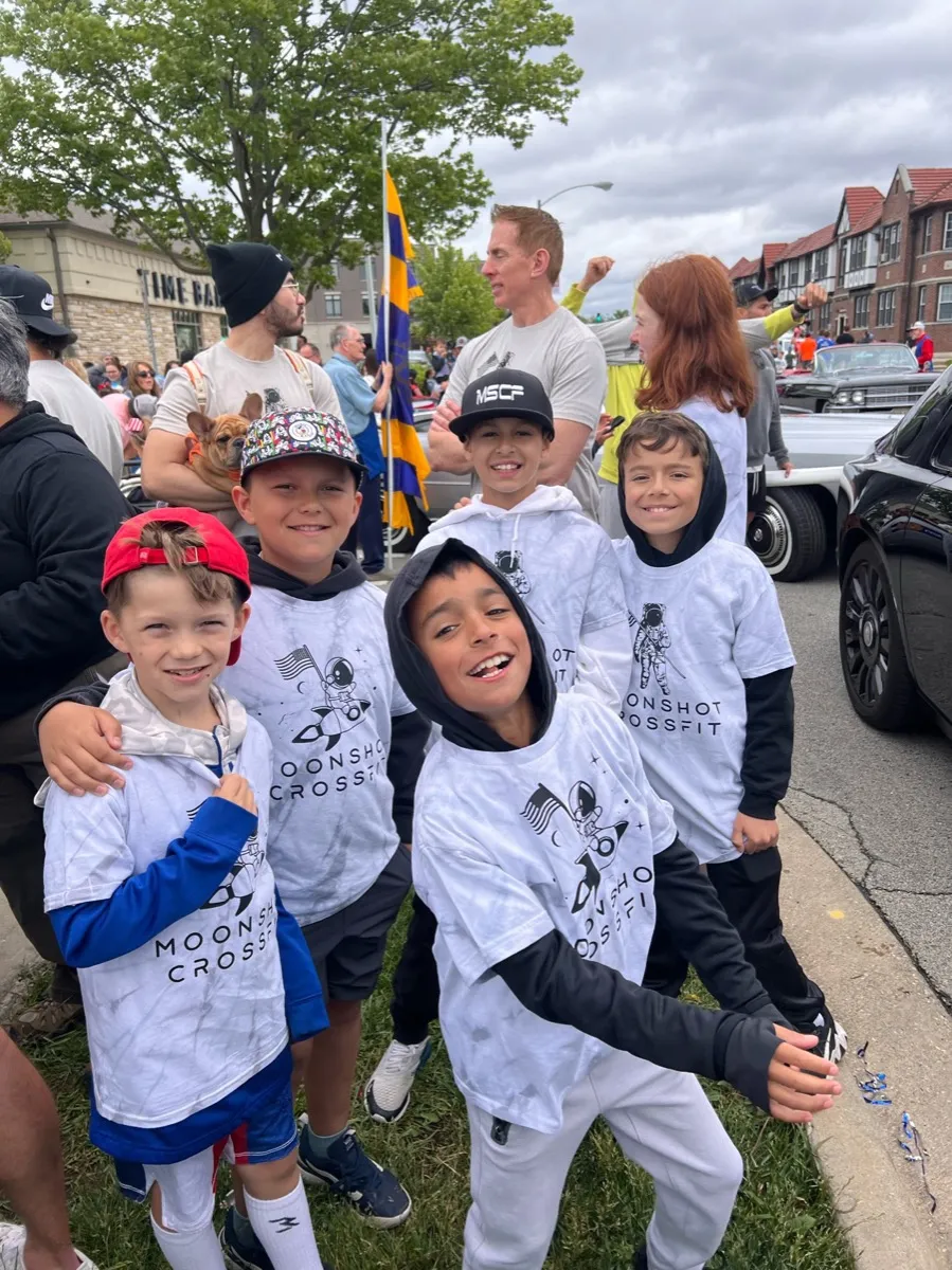 Moonshot CrossFit members enjoying a community bowling outing together