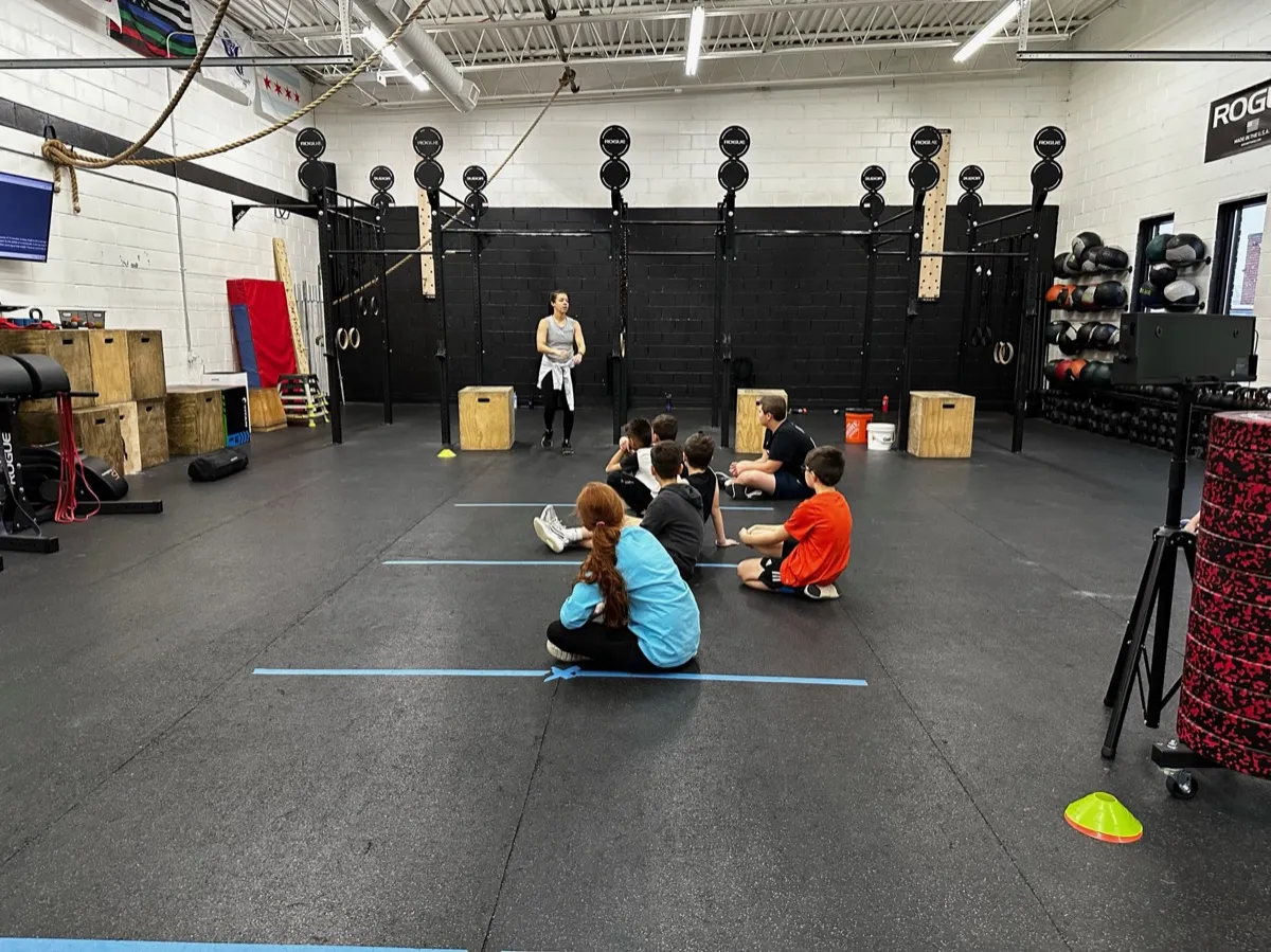 Kids training in the Moonshot CrossFit youth program
