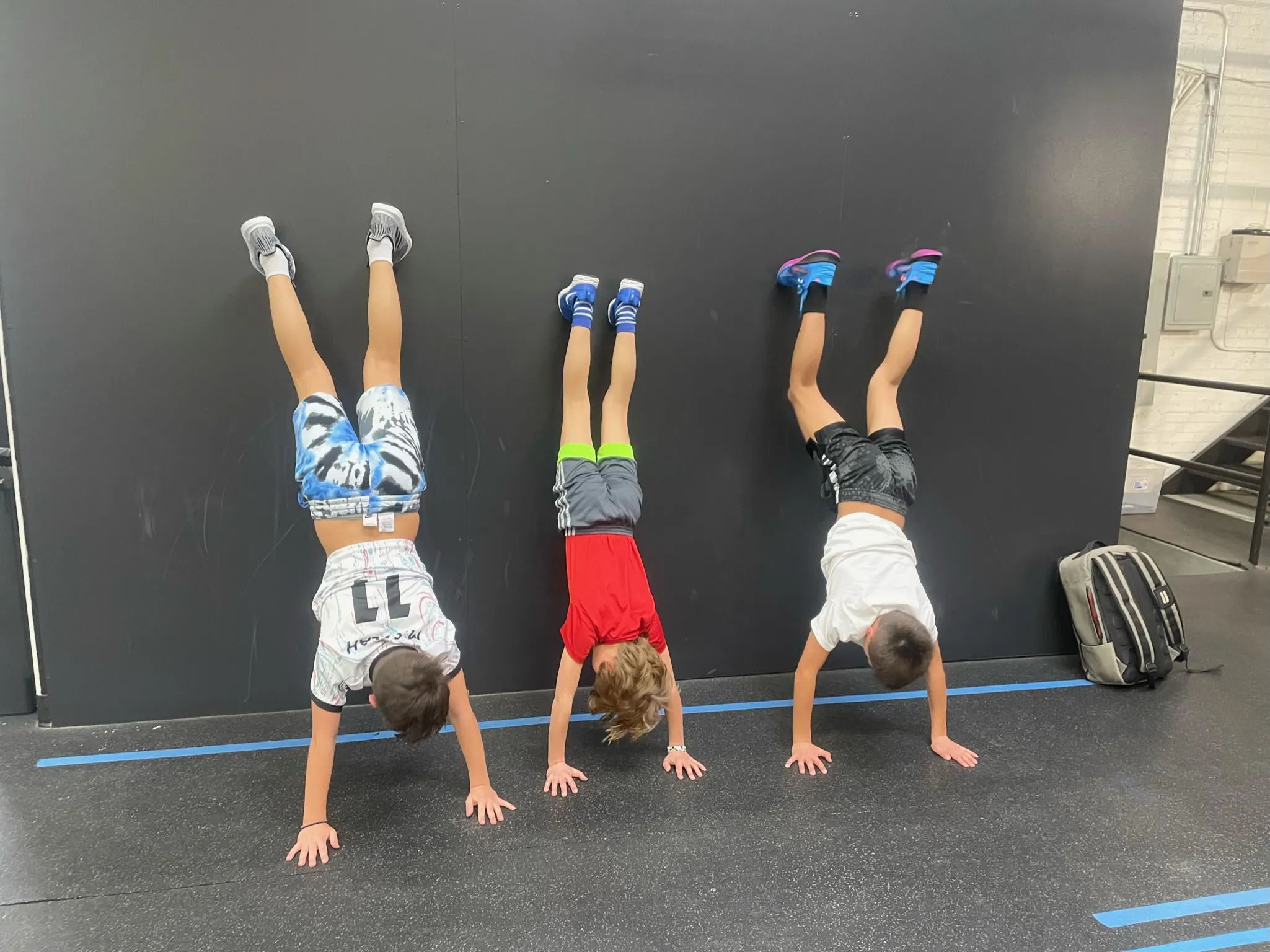 Kids speed and agility training at Park Ridge gym